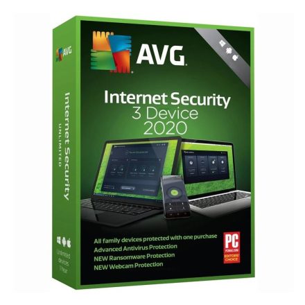 AVG Internet Security 2020 - 3 PC 1 year