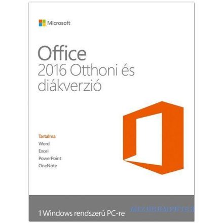 Microsoft Office 2016 Home & Student for Win HUN (1 User) 79G-04634