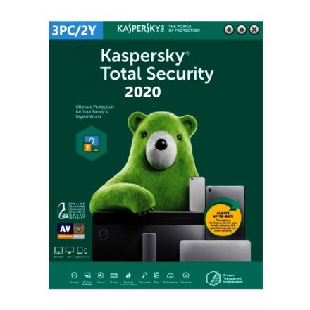 Kaspersky Total Security 2020 - 3 Device MD 2 year EU